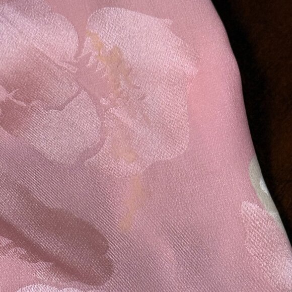 Elegant Pink Floral Wrap Dress - Picture 5 of 13